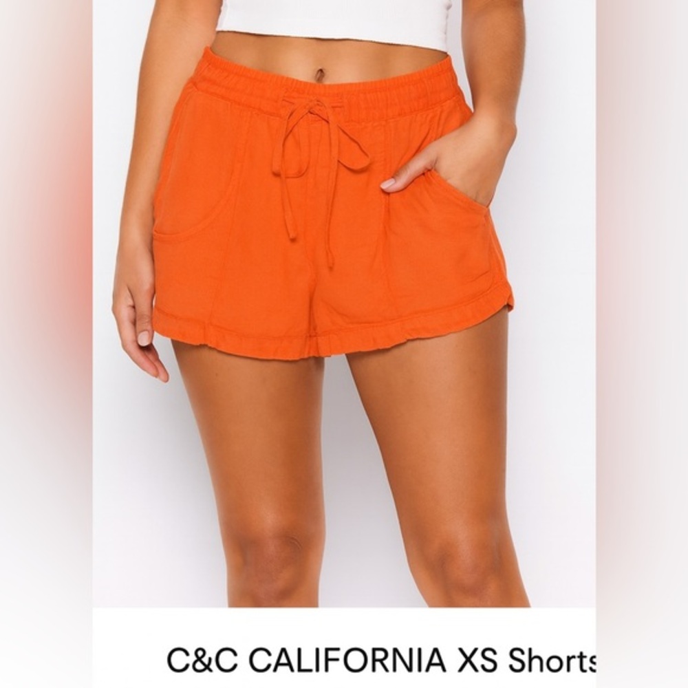 C&C California Bright Orange Shorts – Size XS